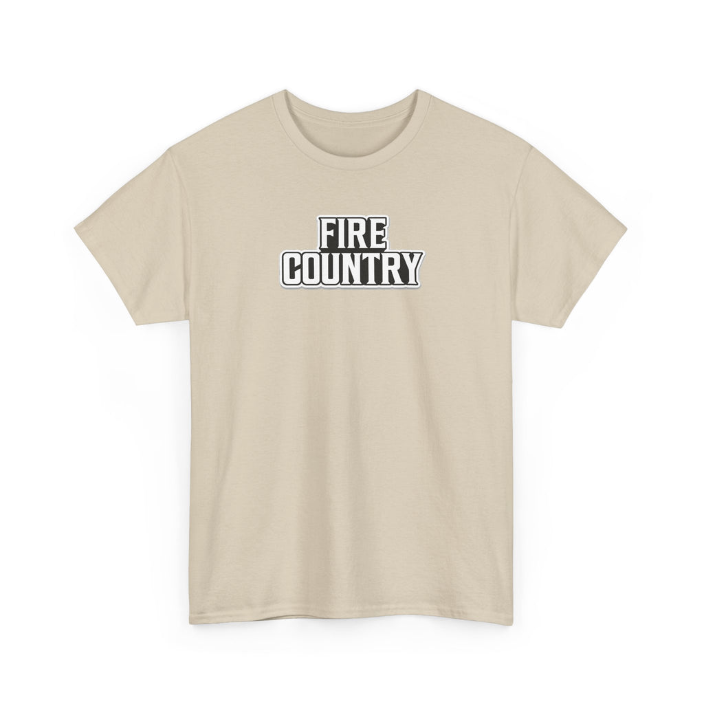 Fire Country Cotton T-Shirt — Bold Graphic Tee