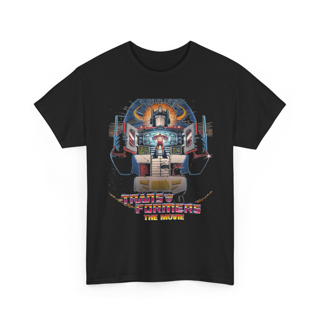Retro Sci‑Fi Robot Tee — 'Transformers The Movie' Vintage Style T‑Shirt