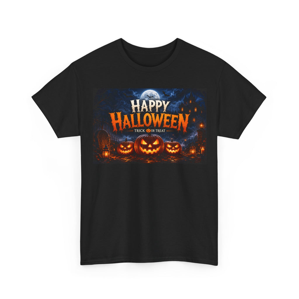 Happy Halloween T-Shirt – Trick or Treat Pumpkin Jack-o'-Lantern Tee