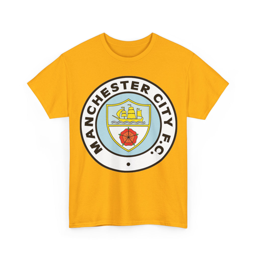 Manchester City F.C. Retro Crest T-Shirt – Retro Football Fan Tee