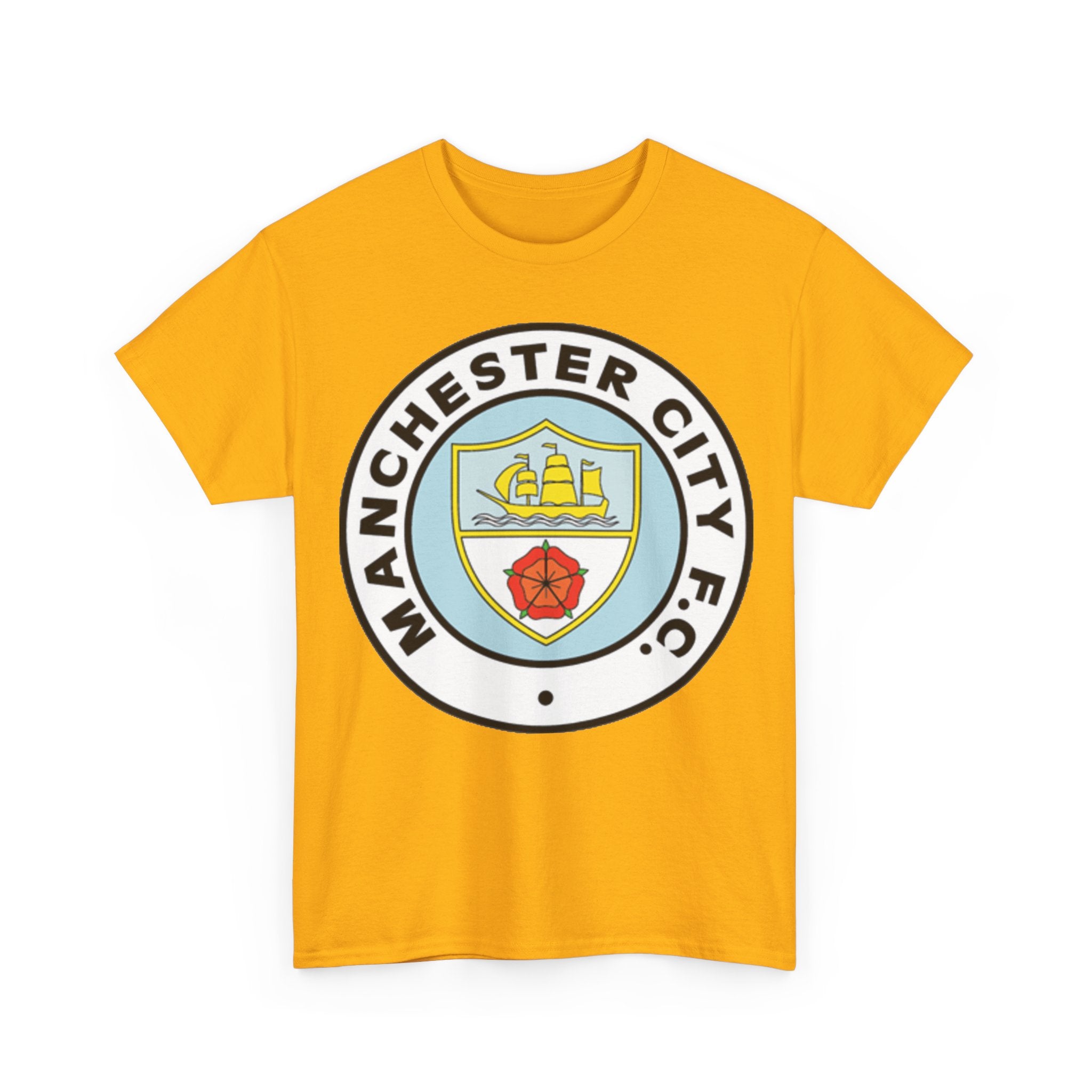Manchester City F.C. Retro Crest T-Shirt – Retro Football Fan Tee