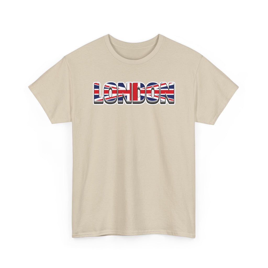 London Union Jack Graphic Tee — Bold UK Travel T-Shirt