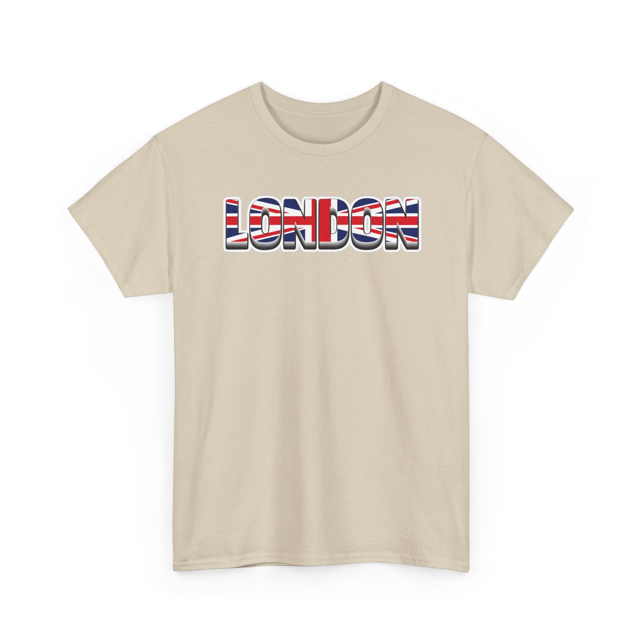 London Union Jack Graphic Tee — Bold UK Travel T-Shirt