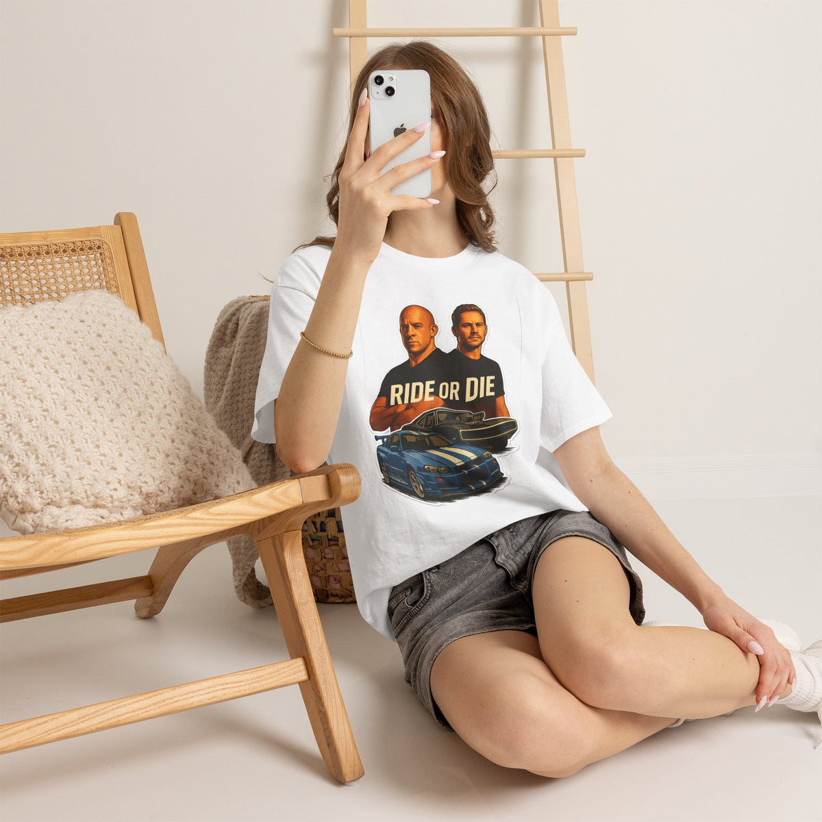 Ride or Die Street Racing Graphic Cotton Tee