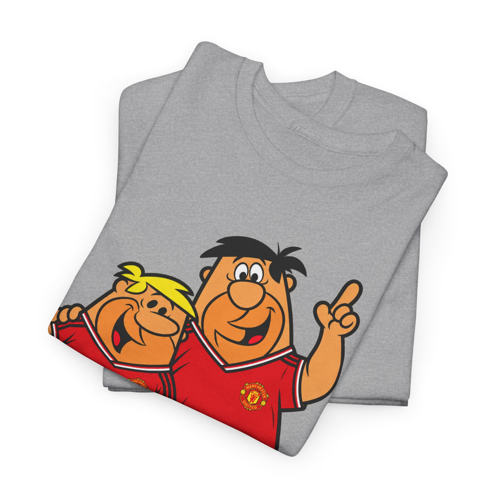 Manchester United The Flintstones Cartoon Football Fans T-Shirt