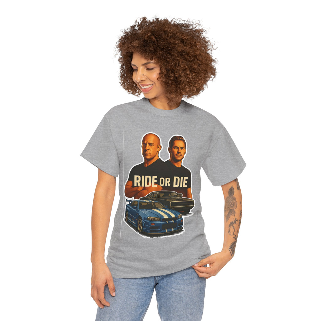 Ride or Die Street Racing Graphic Cotton Tee
