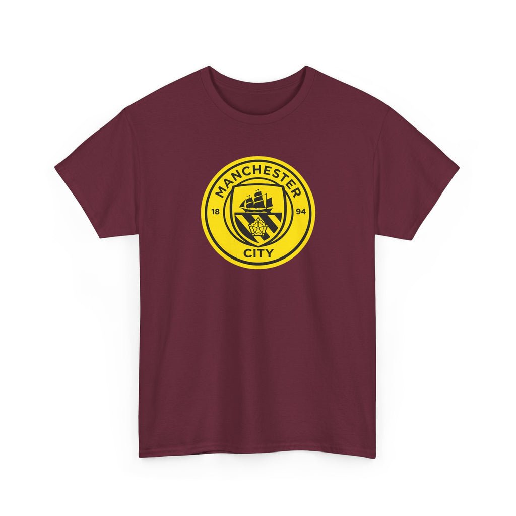 Manchester City Yellow Crest T-Shirt