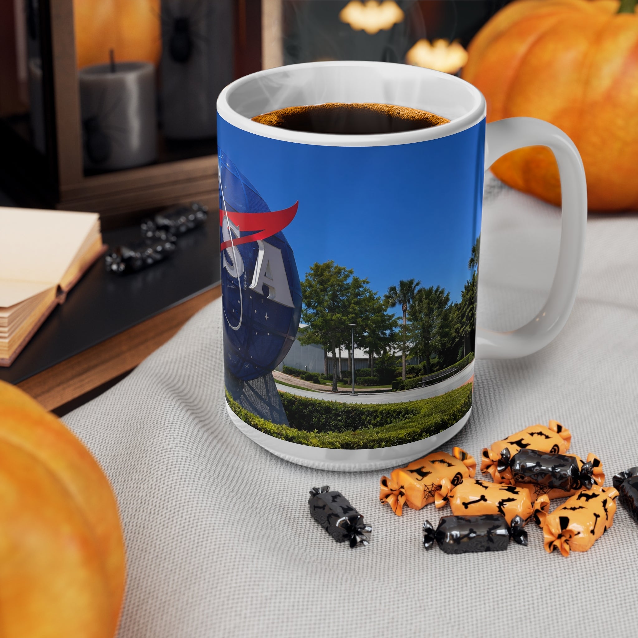 NASA Logo Ceramic Coffee Mug — 11oz & 15oz Space Exploration Gift