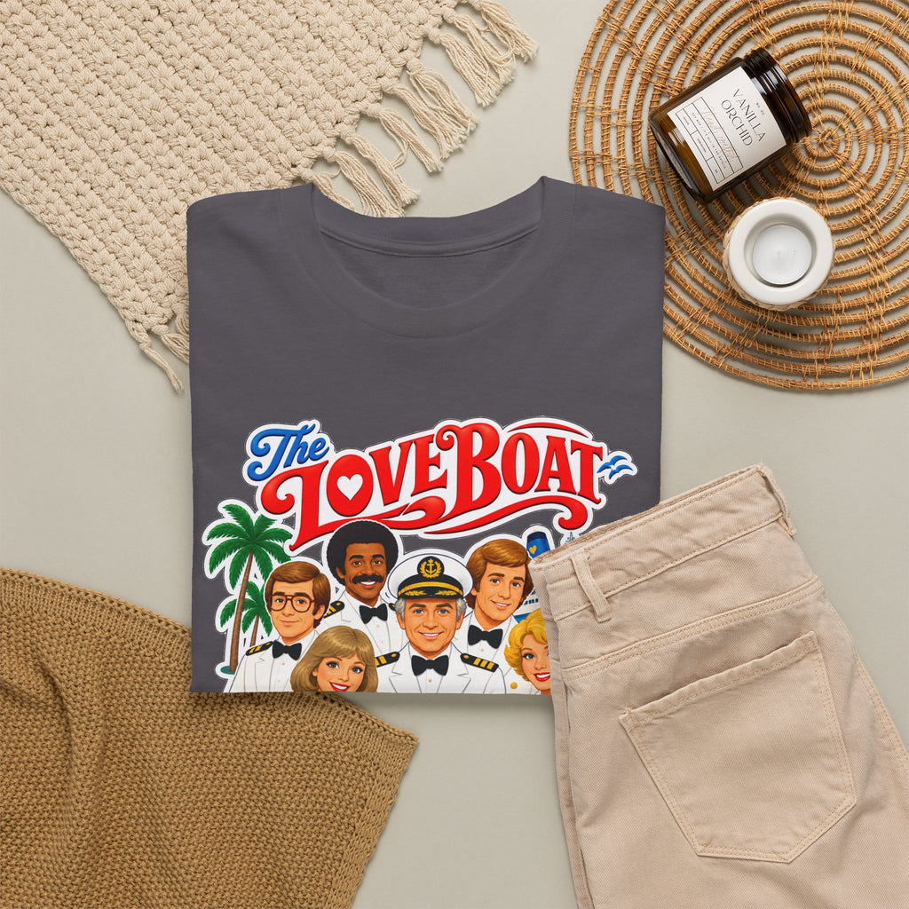 The Love Boat Crew Cotton T-Shirt — Retro TV Cruise Logo Tee