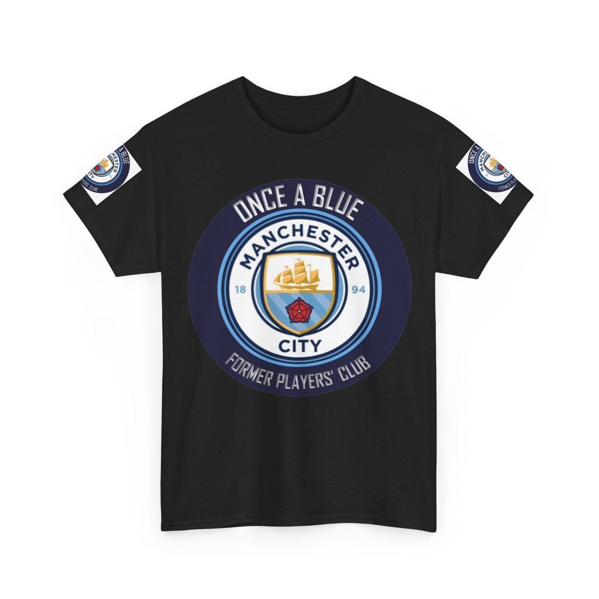 Manchester City 'Once A Blue' Tee — Former Players Club Football Shirt