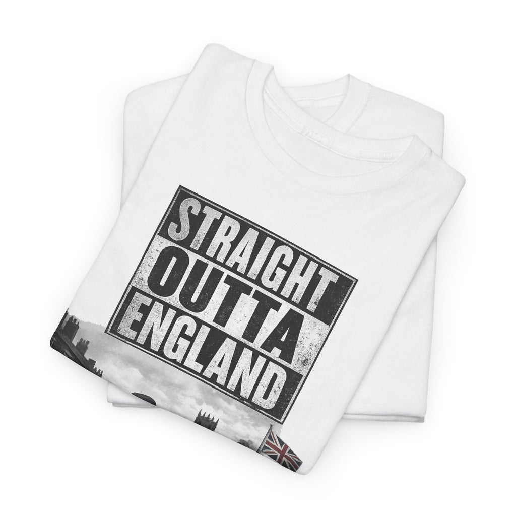 Straight Outta England T-Shirt — Retro Band Photo Tee
