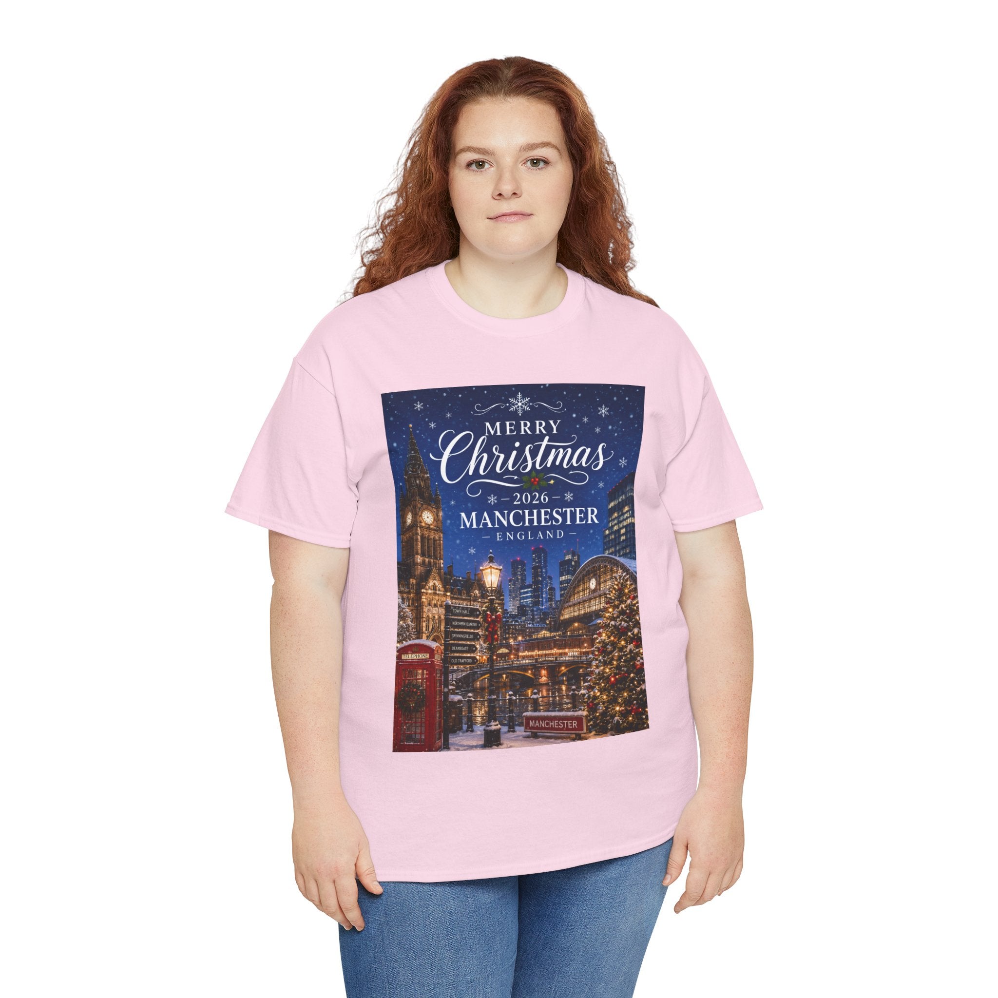 Manchester Christmas Tee — Merry Christmas 2026 Holiday T‑Shirt