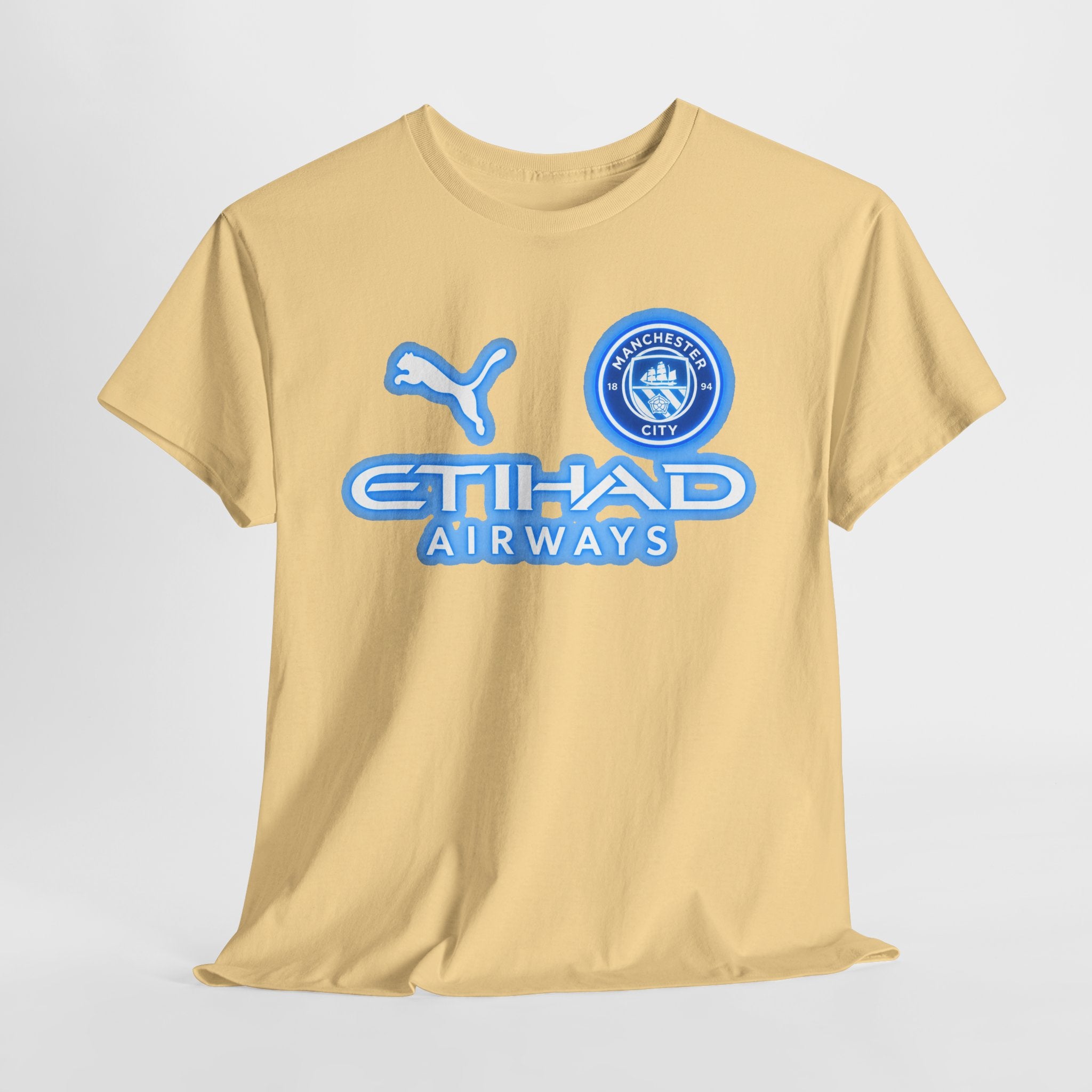 Manchester City Inspired Etihad Airways Logo Tee