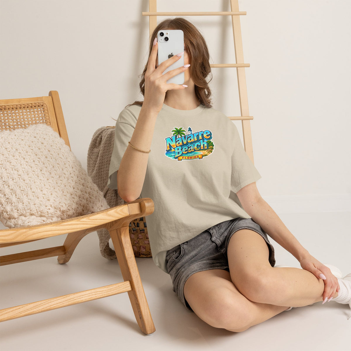 Navarre Beach Florida T-Shirt – Retro Tropical Vacation Tee