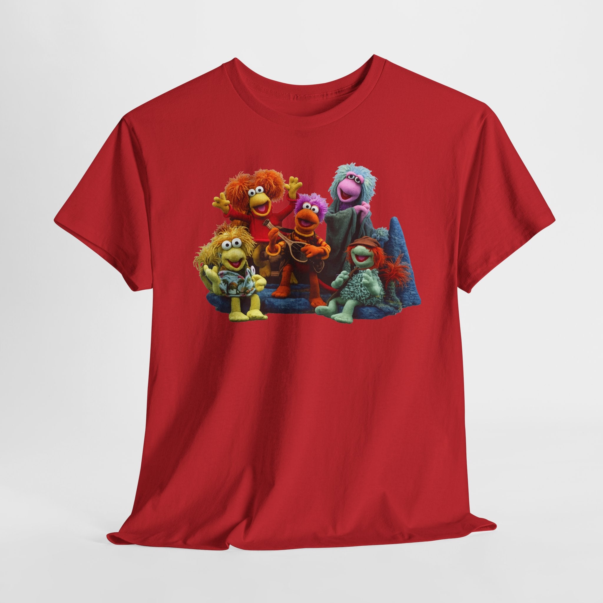 Fraggle Rock Muppet Crew Graphic Tee — Vintage Puppet Group T-Shirt