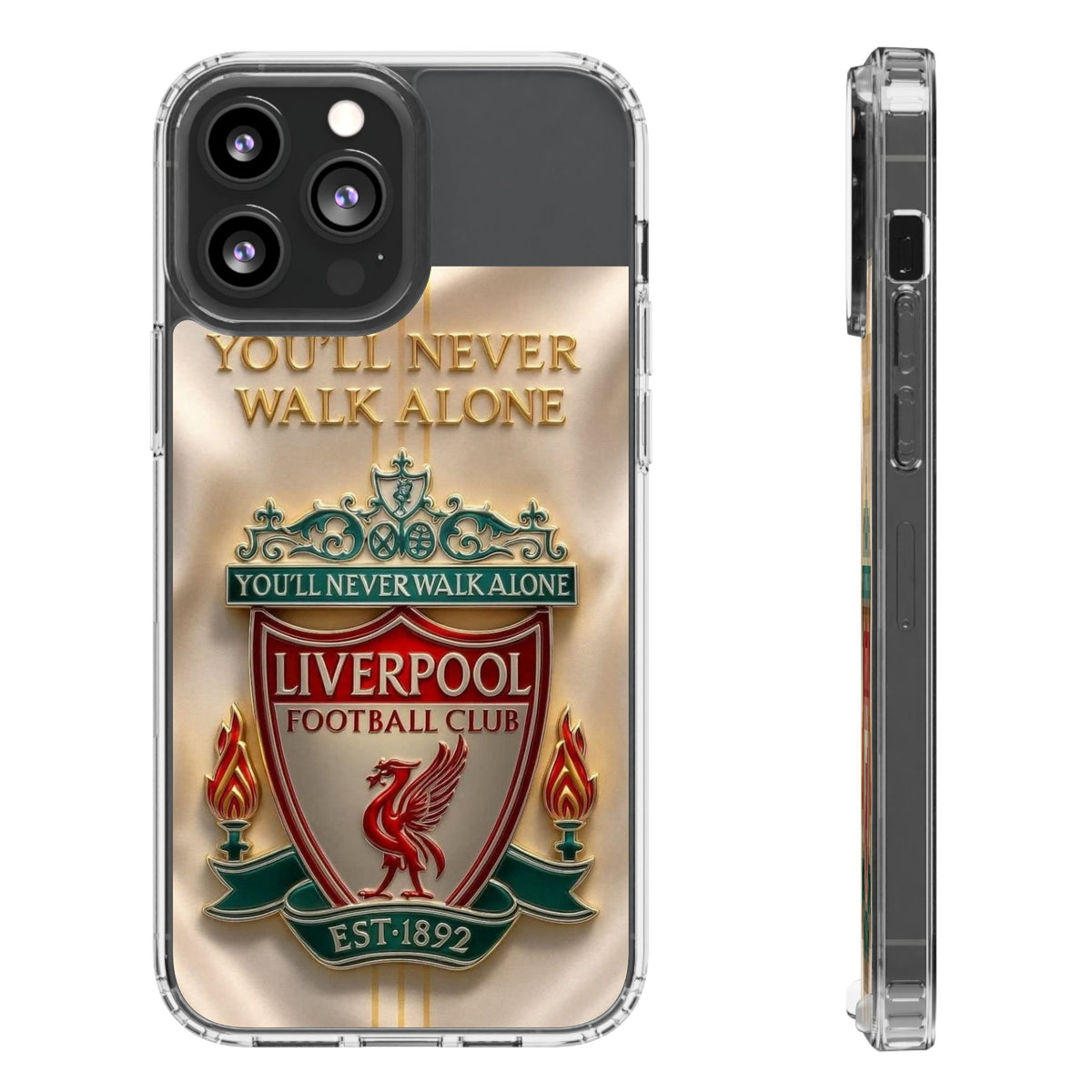 Liverpool FC 'You'll Never Walk Alone' Clear Phone Case