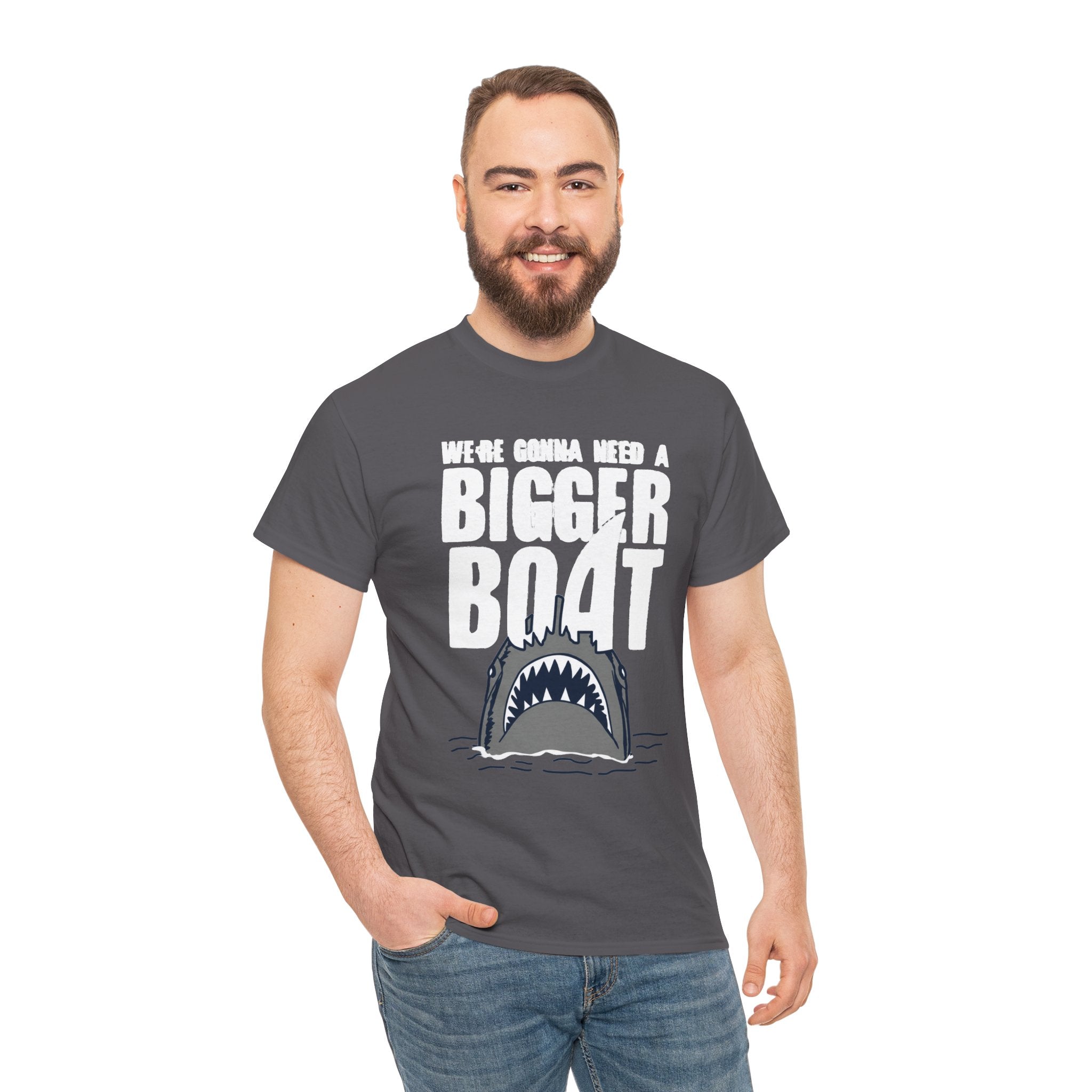 Bigger Boat Shark T-Shirt – 'We're Gonna Need a Bigger Boat' Graphic Tee