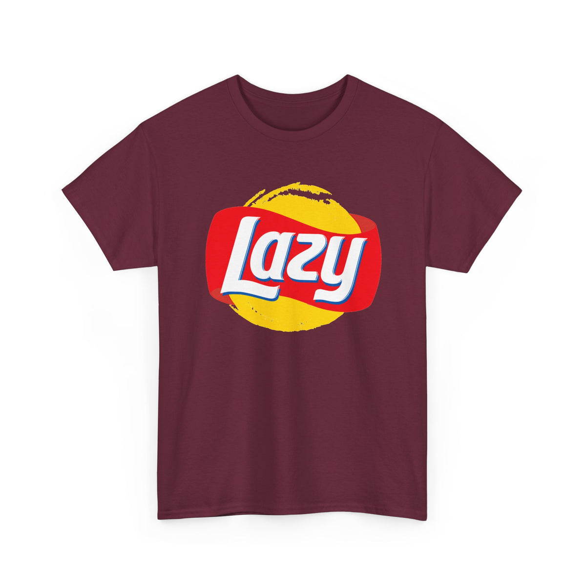 Lazy Logo T‑Shirt — Retro Snack-Inspired Graphic Tee