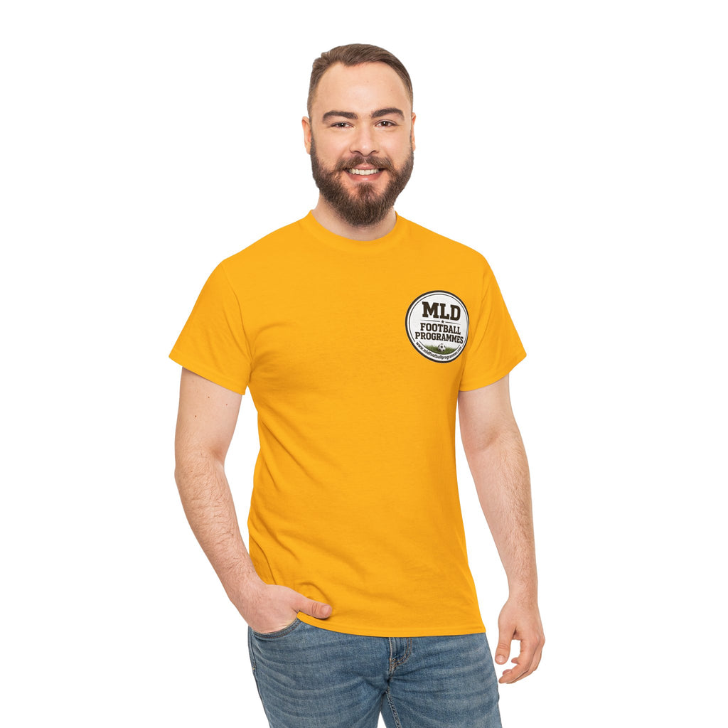 MLD Football Programmes Tee - Retro Logo Chest T-Shirt