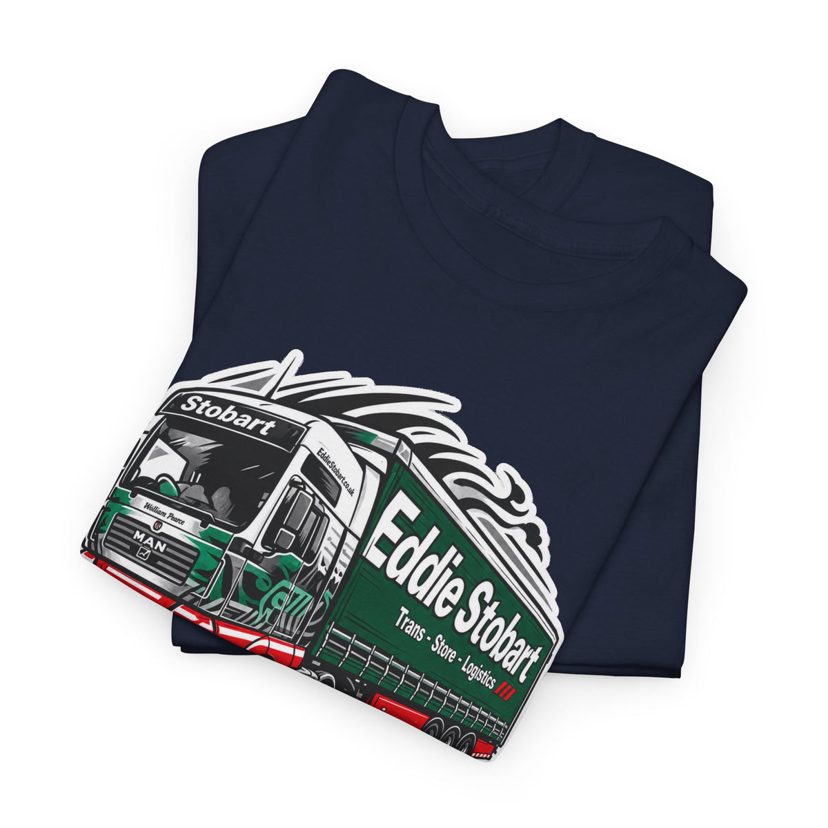 Eddie Stobart Truck Graphic Tee — Vintage Lorry Driver T‑Shirt