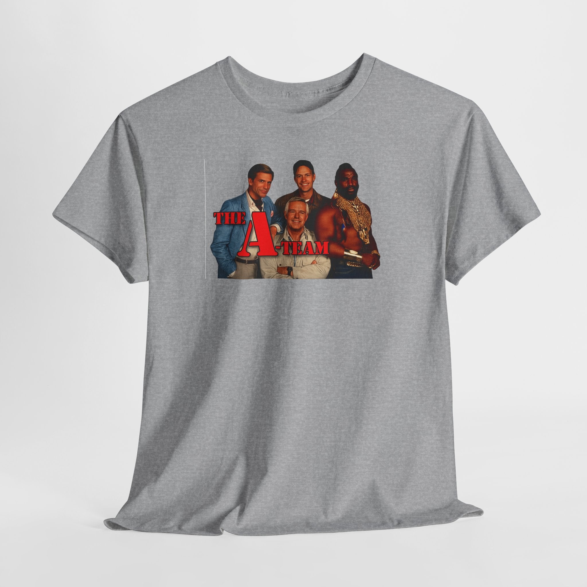A-Team Graphic Tee — Retro TV Series Logo & Character Poster T-Shirt