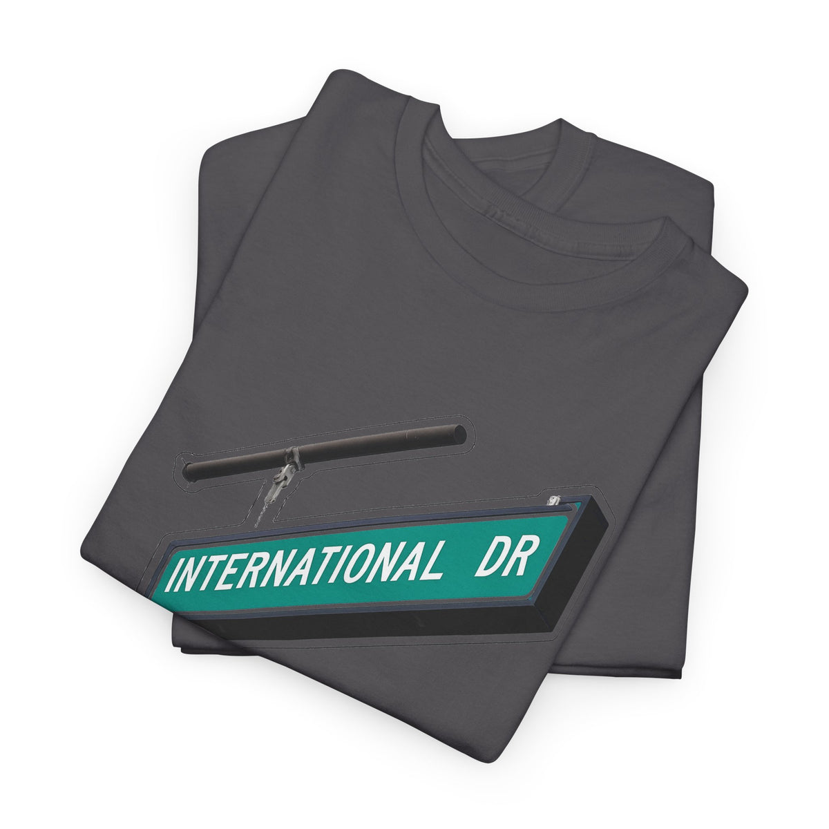International Dr Street Sign Cotton T-Shirt