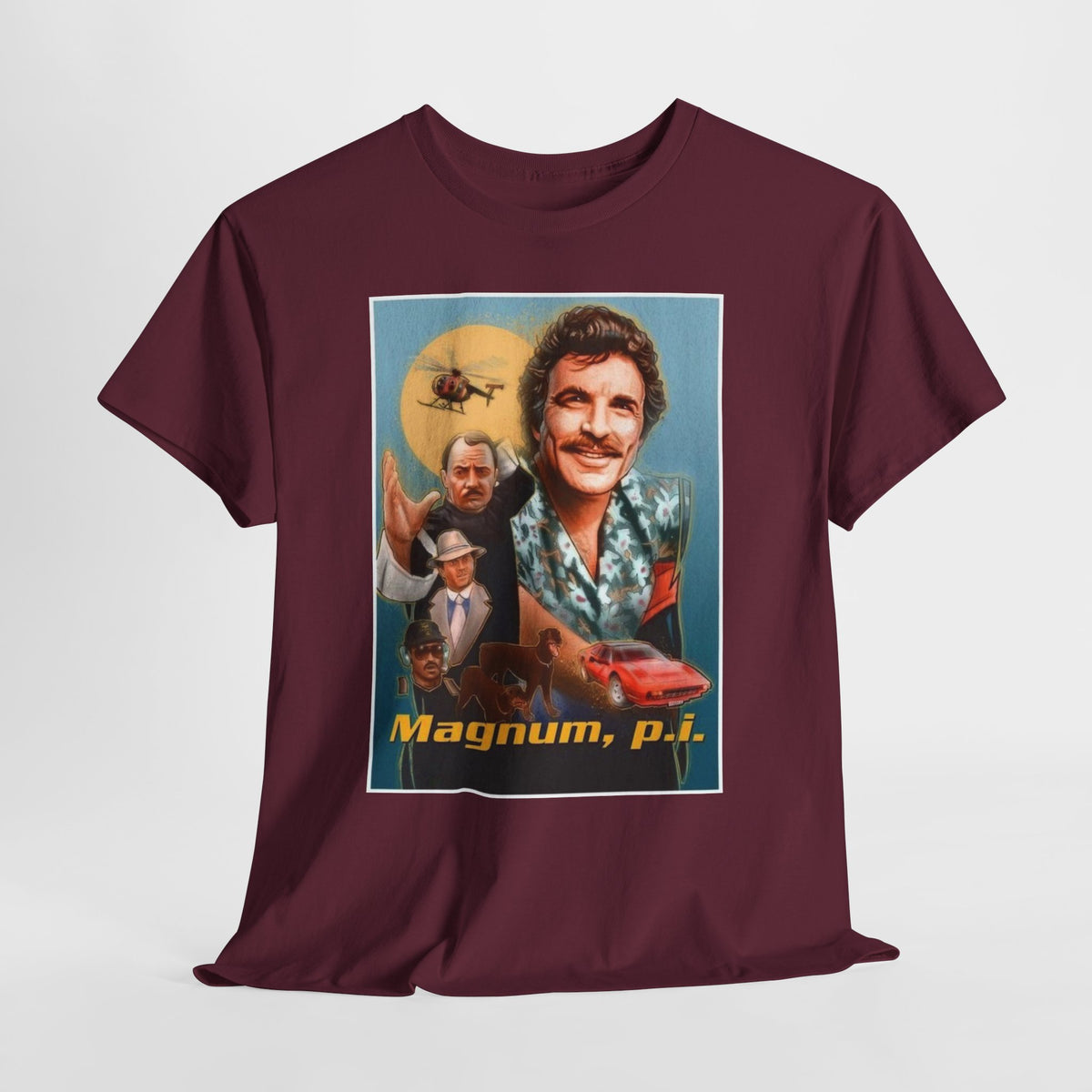 Magnum, P.I. Retro TV Show Inspired Cotton T-Shirt
