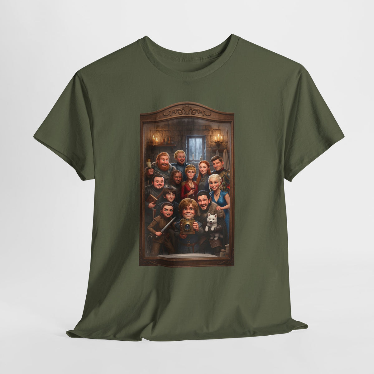 Game of Thrones Cast Portrait Inspired Cotton T-Shirt
