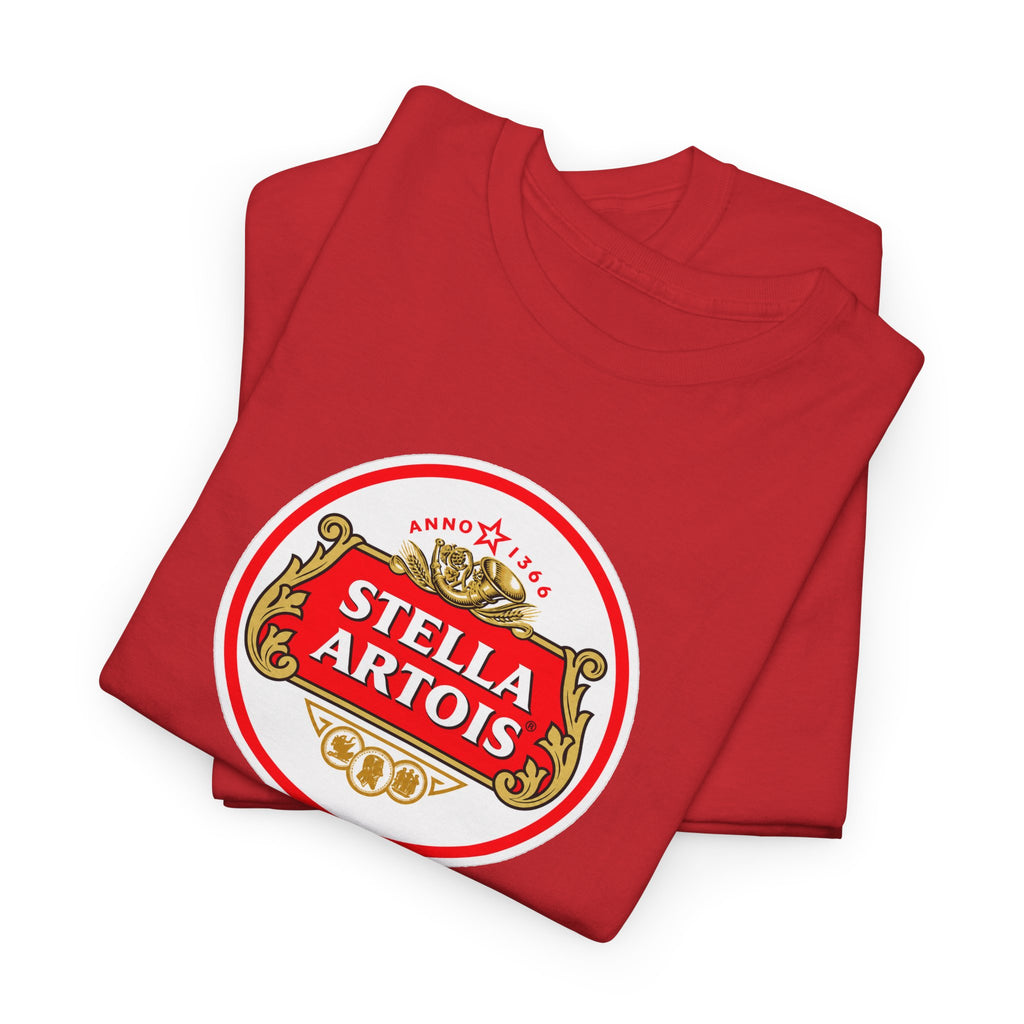 Beer Logo T-Shirt — Stella Artois Inspired Vintage Crest Tee