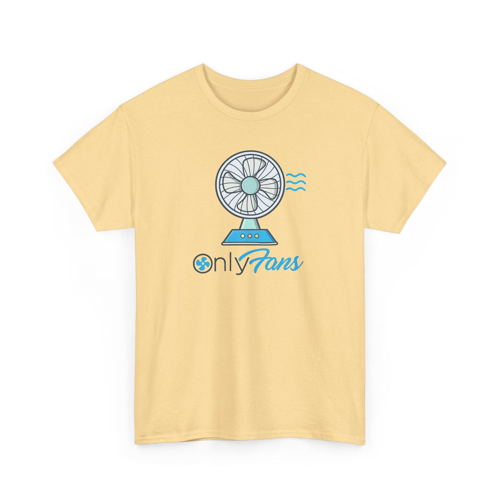 Only Fans Graphic Tee — Cute Fan Illustration Novelty T-Shirt