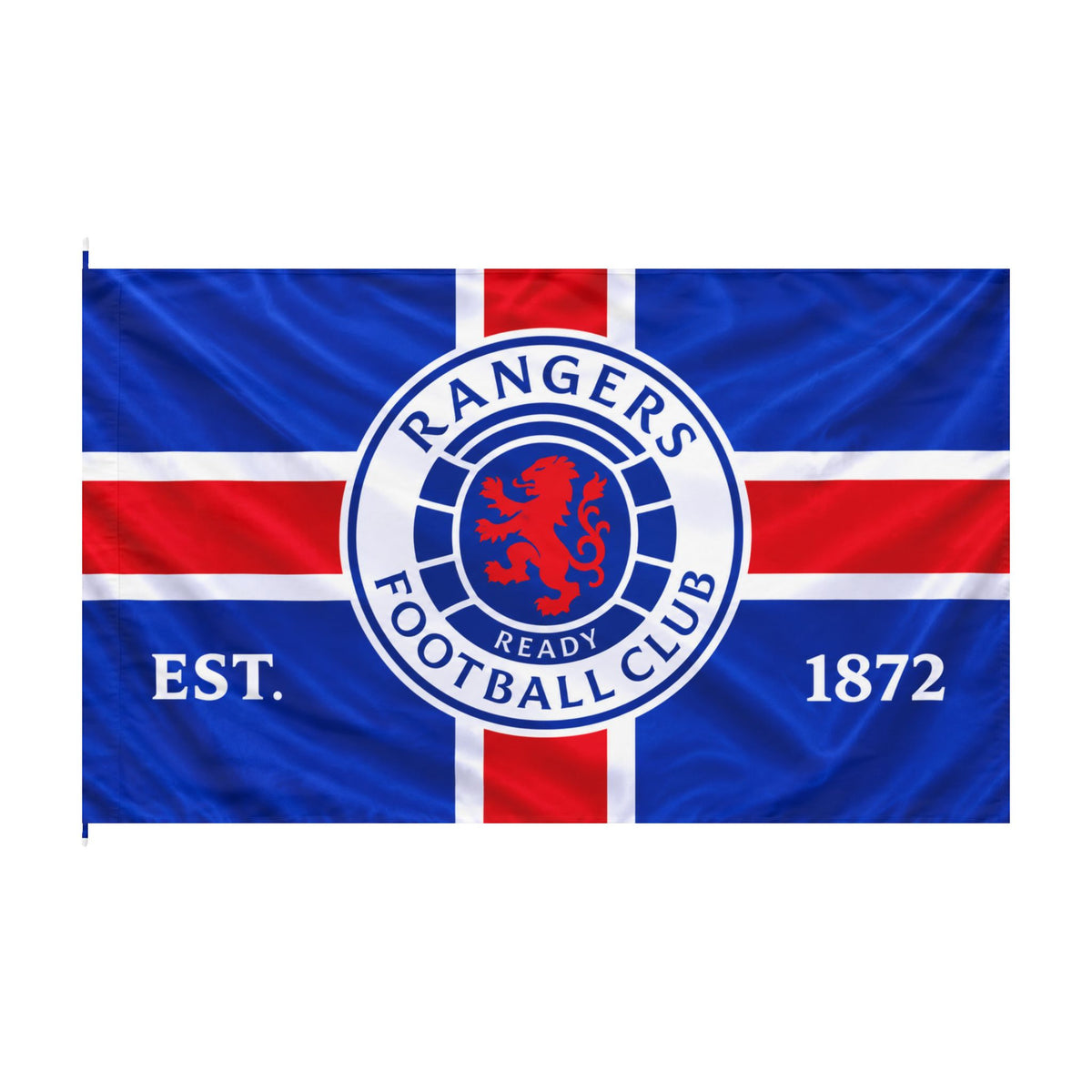 Rangers Football Club Double-Sided Flag – EST. 1872 Fan Banner