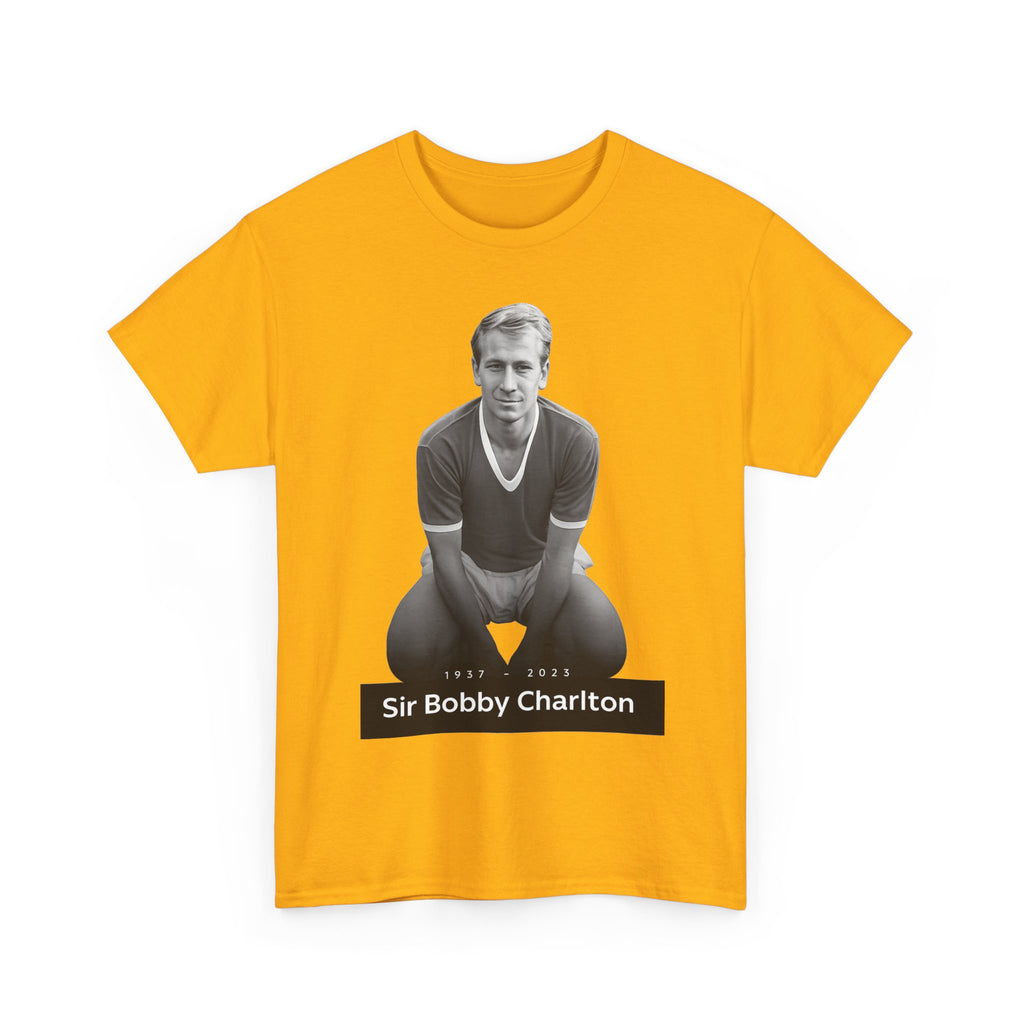Sir Bobby Charlton Football Legend Cotton T‑Shirt