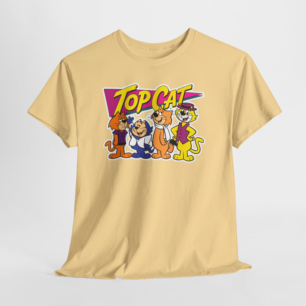Top Cat Retro Cartoon Cotton T-Shirt / Tee