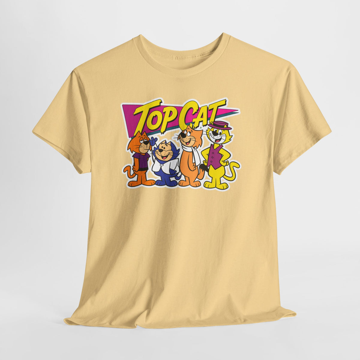 Top Cat Retro Cartoon Cotton T-Shirt / Tee