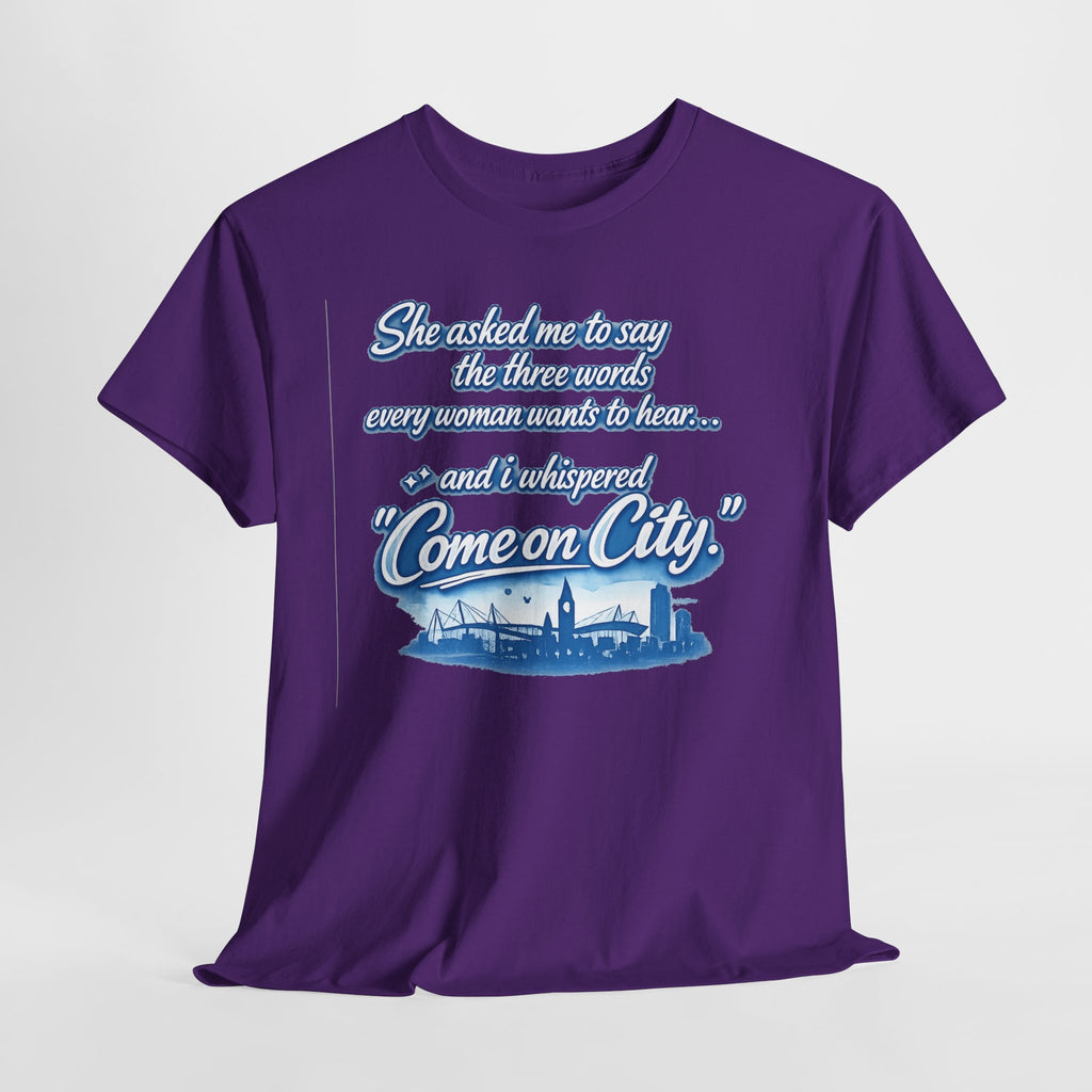 Come on City Skyline Tee — Retro Script Urban Pride T‑Shirt