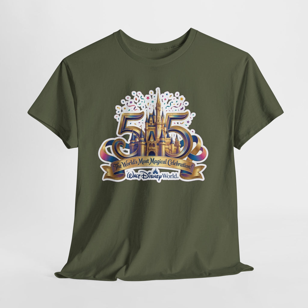 Disney World 50th Anniversary Castle Tee — 'The World's Most Magical Celebration' Souvenir T-Shirt