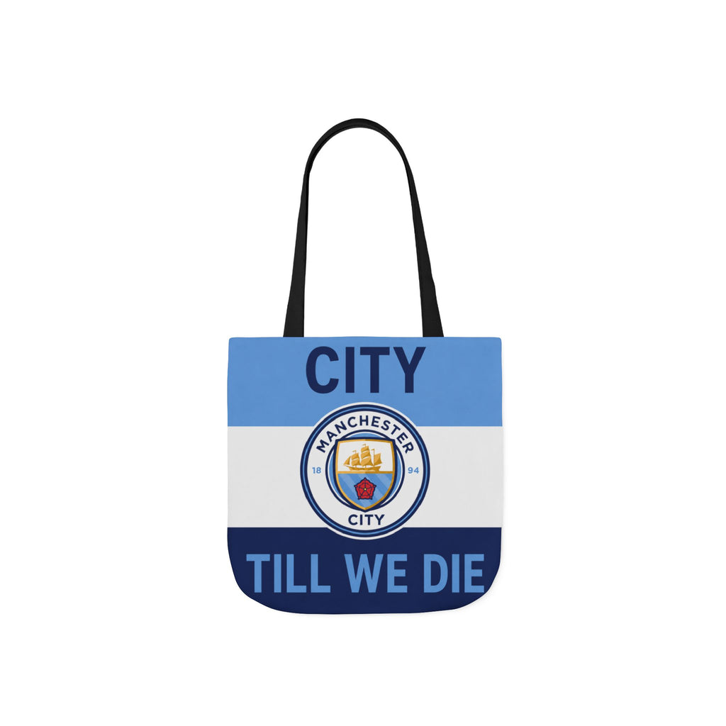 City Till We Die Unofficial Canvas Tote Bag — Manchester Football Fan Bag