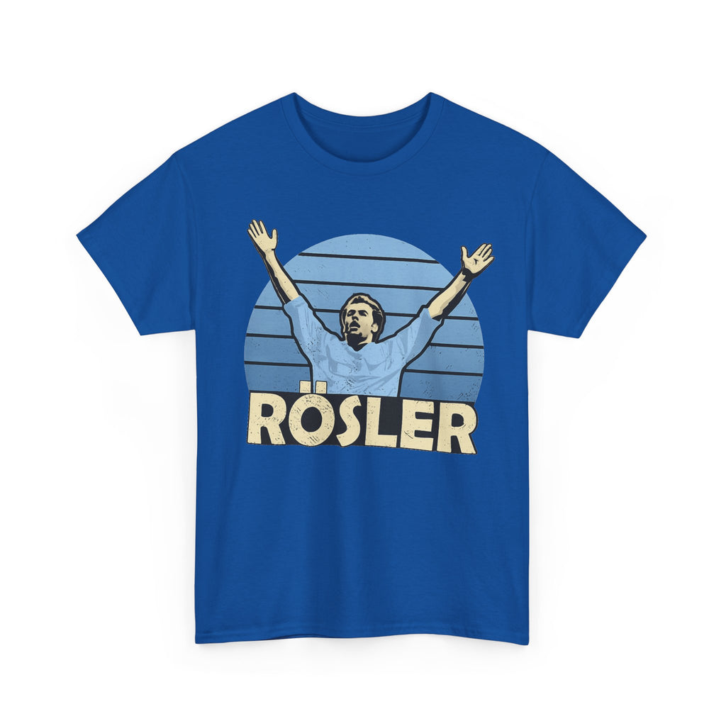 Retro 'Rösler' Graphic Tee - Vintage Soccer Fan Shirt