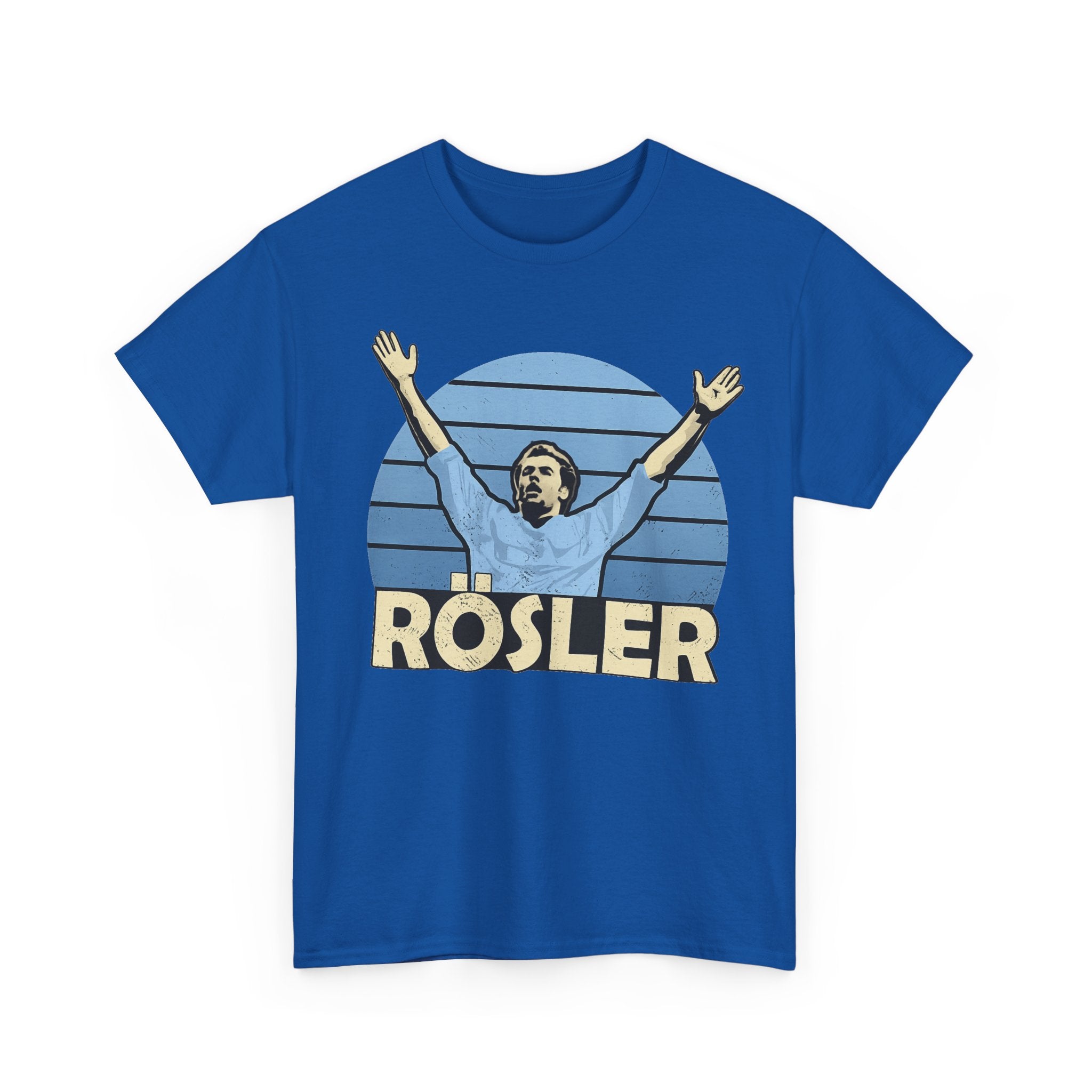 Retro 'Rösler' Graphic Tee - Vintage Soccer Fan Shirt