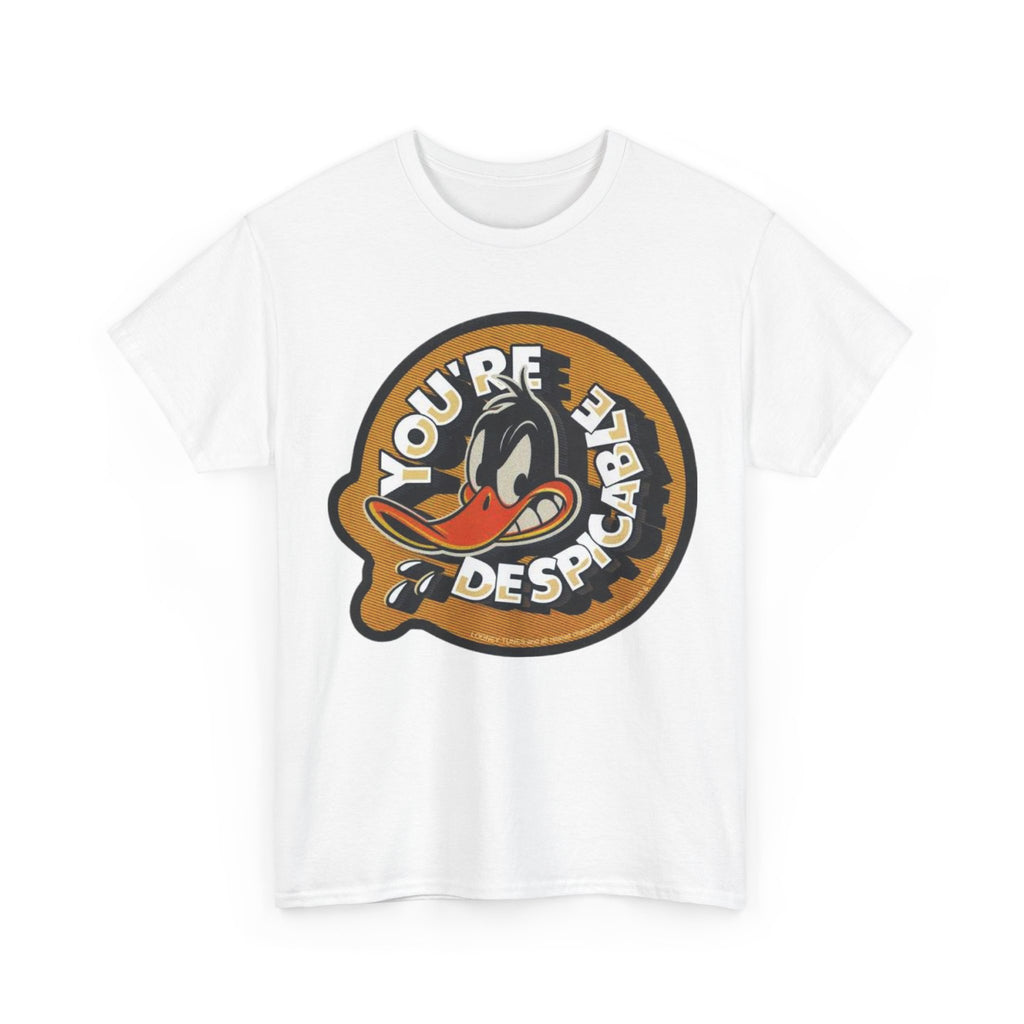 Vintage Daffy Duck Graphic Tee — “You're Despicable” Retro Cartoon Shirt