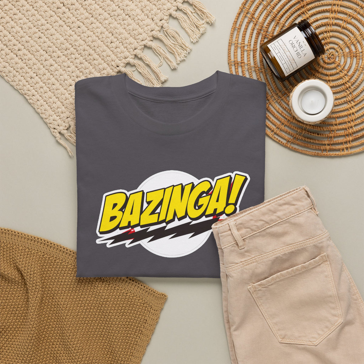 Bazinga! Graphic Cotton T-Shirt