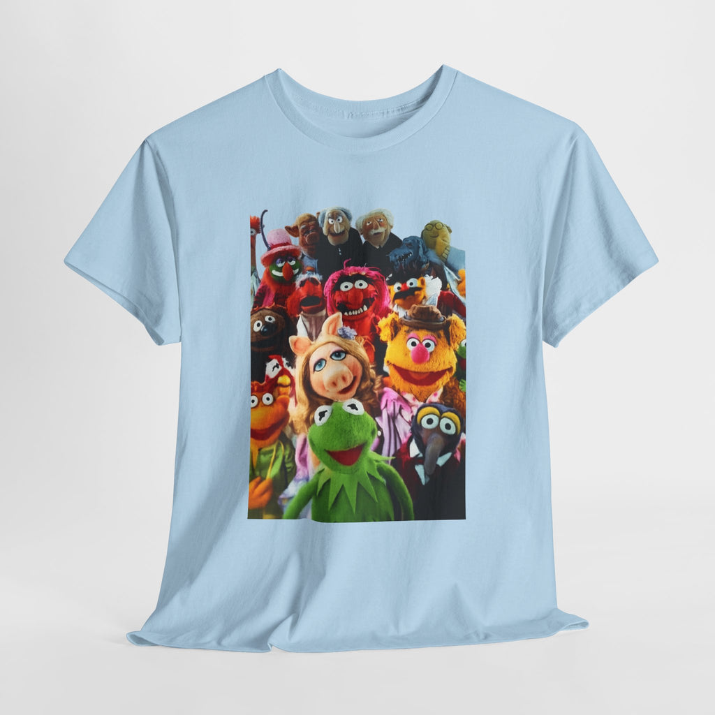 Muppets Puppet Ensemble Graphic Tee — Fun Family Cartoon Shirt