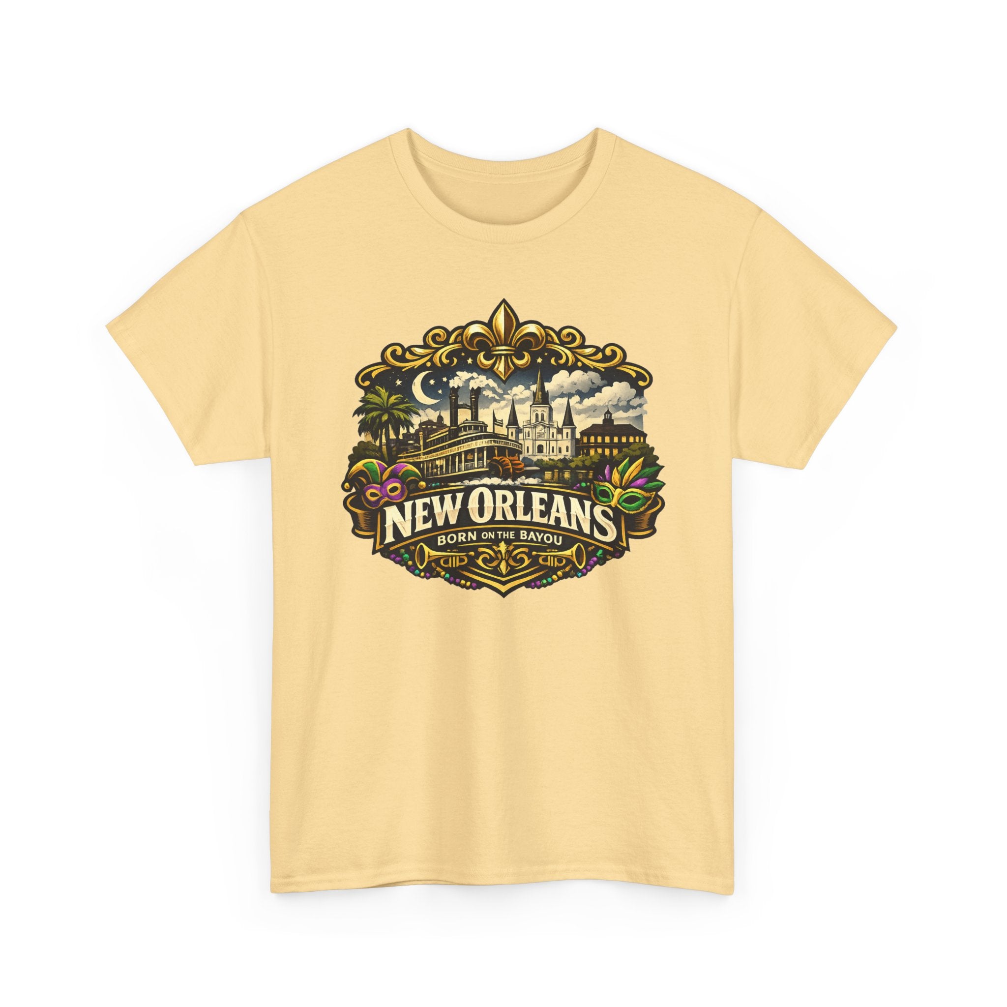 New Orleans Vintage Badge Tee — Crescent City Souvenir T-Shirt