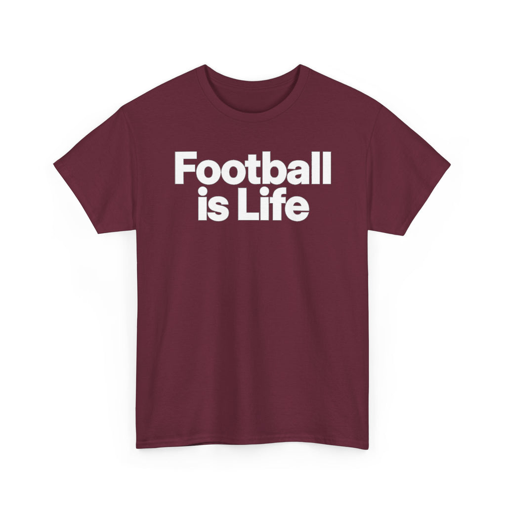 Football Is Life T-Shirt — Bold Graphic Tee for Fans & Players