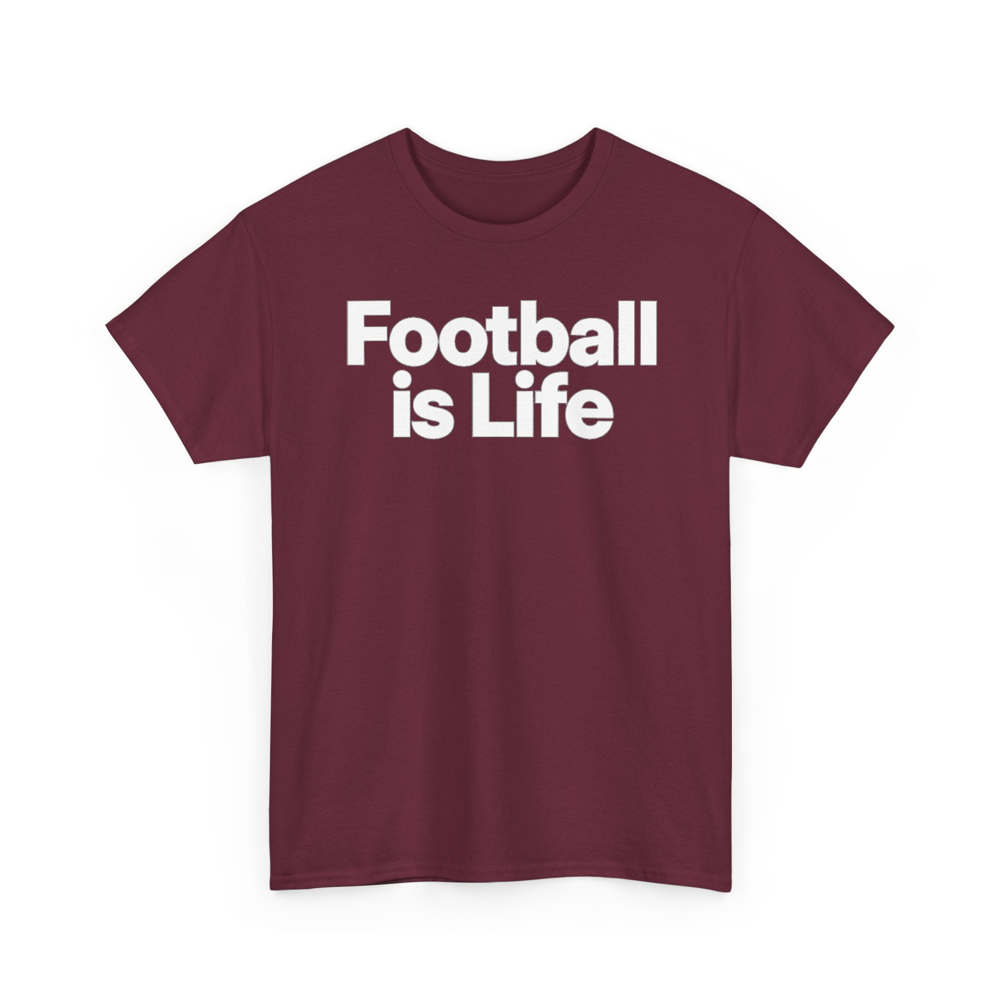 Football Is Life T-Shirt — Bold Graphic Tee for Fans & Players