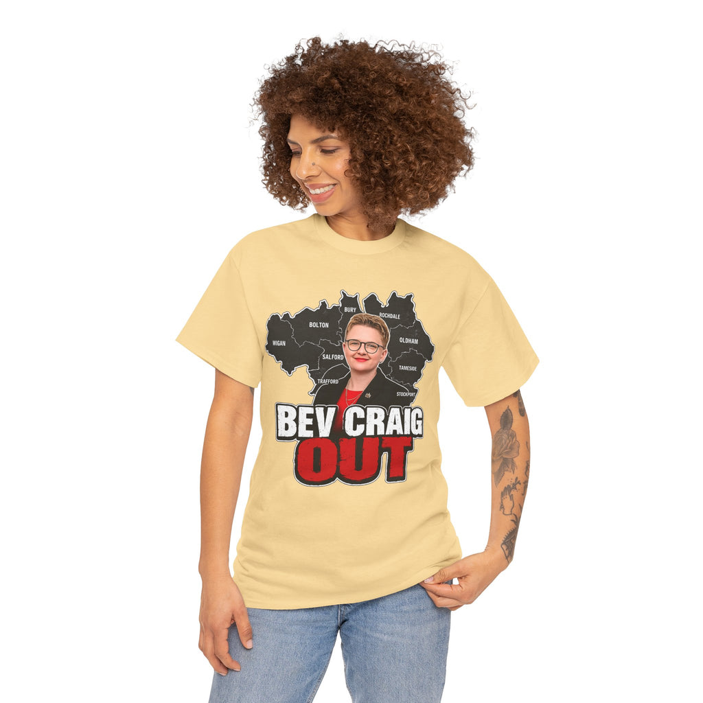 Bev Craig Out Greater Manchester Mayor Tee / T-Shirt