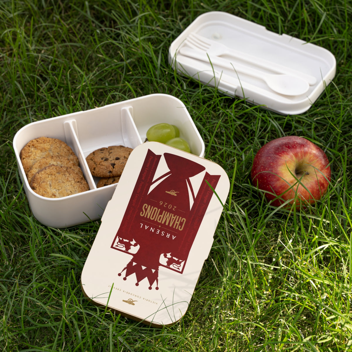 Bento Lunch Box — Arsenal Champions 2020 Graphic Bento