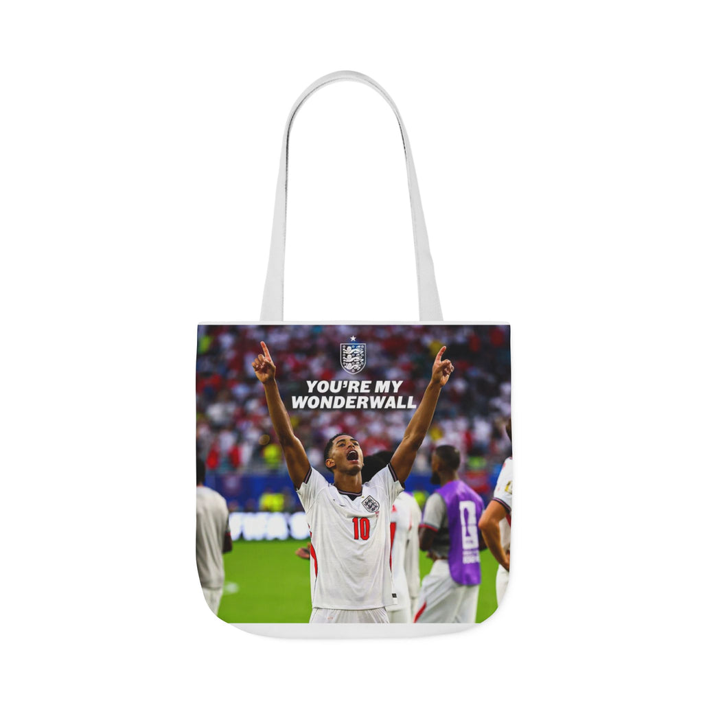 Jude Bellingham England Celebration Tote Bag – "You’re My Wonderwall" England Fan Canvas Tote