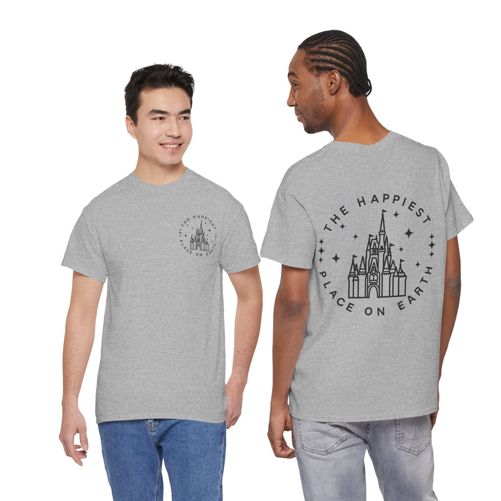 The Happiest Place on Earth Castle Graphic Cotton T-Shirt