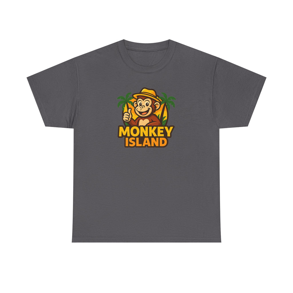 Monkey Island T-Shirt — Cute Tropical Monkey Logo Tee